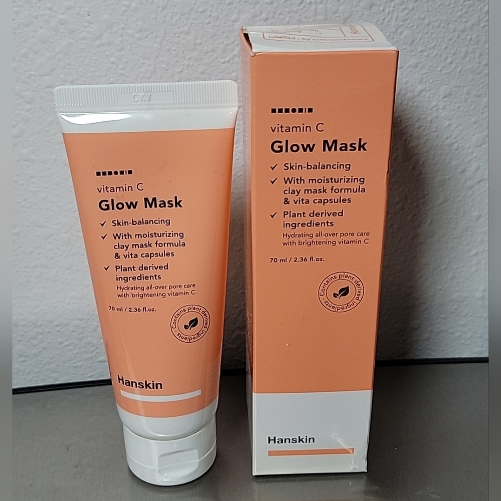 Hanskin Vitamin C Glow Powder Cleanser Fabfitfun FFF NIB Sensitive Skincare 2.36